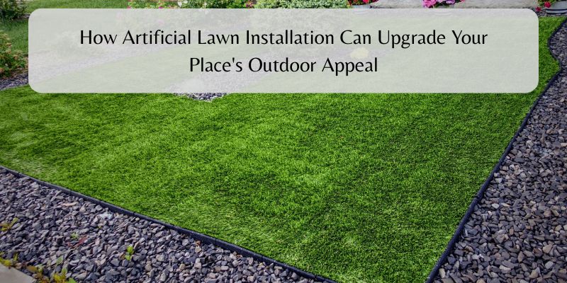 artificial lawn installation