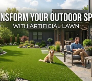 artificial lawn installation