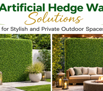 artifical hedge wall