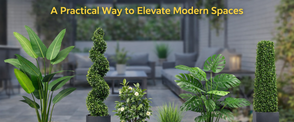 outdoor artificial plants