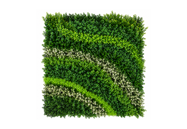 Artificial Variegated Greenery Wall Panel